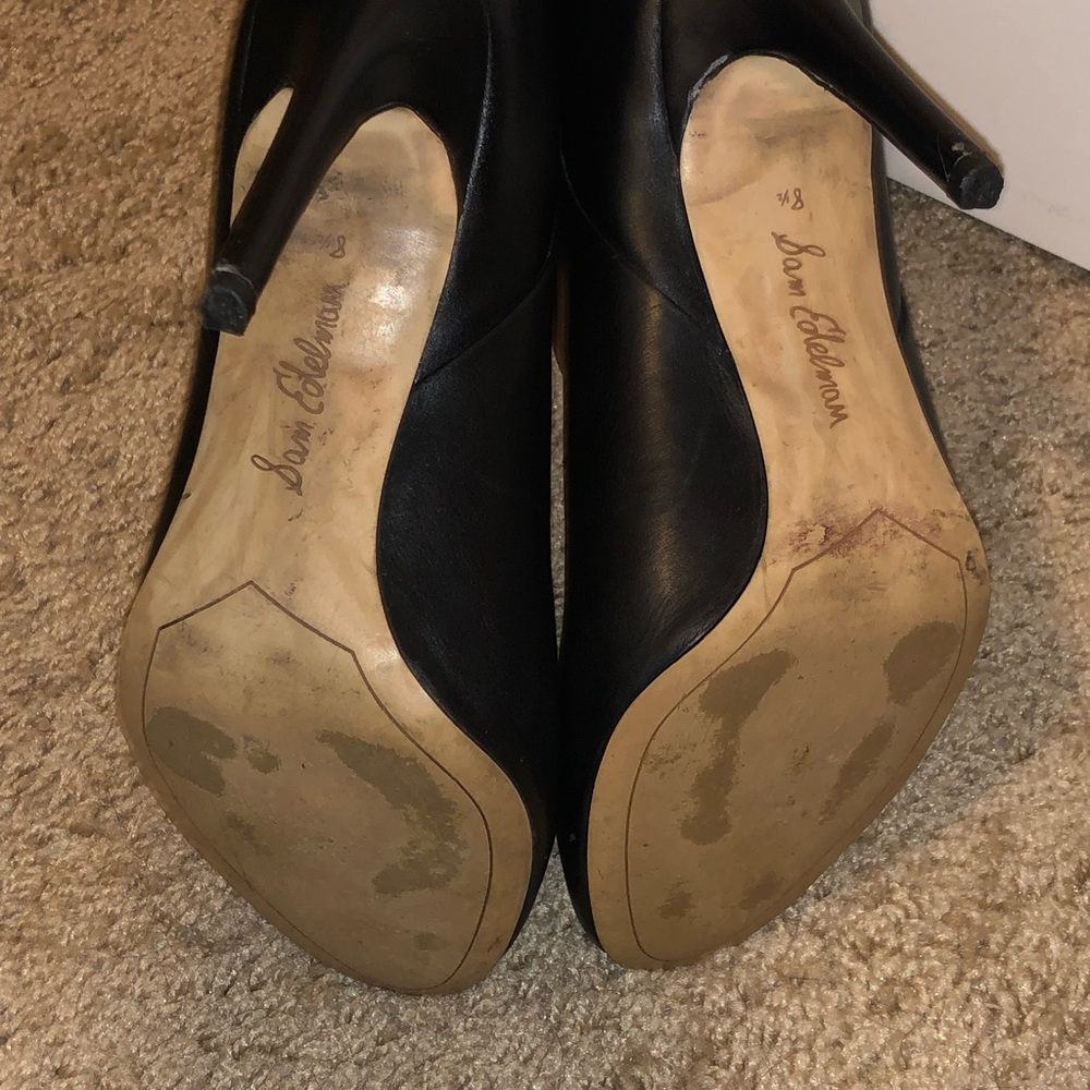 Sam Edelman 4” Black Bootie Heels - Picture 5 of 7